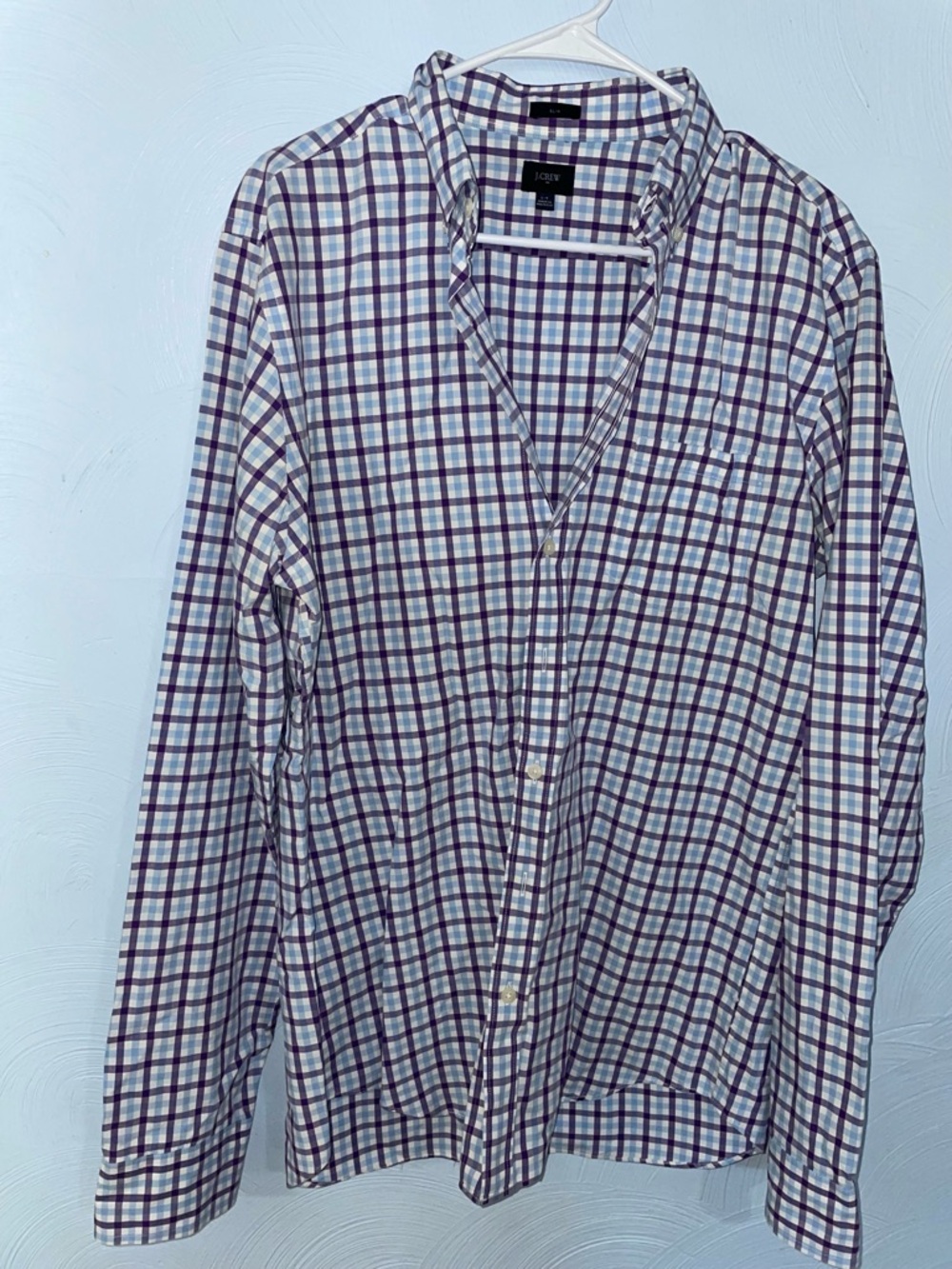 Men’s Size Large Tall J. Crew Button Down Shirt